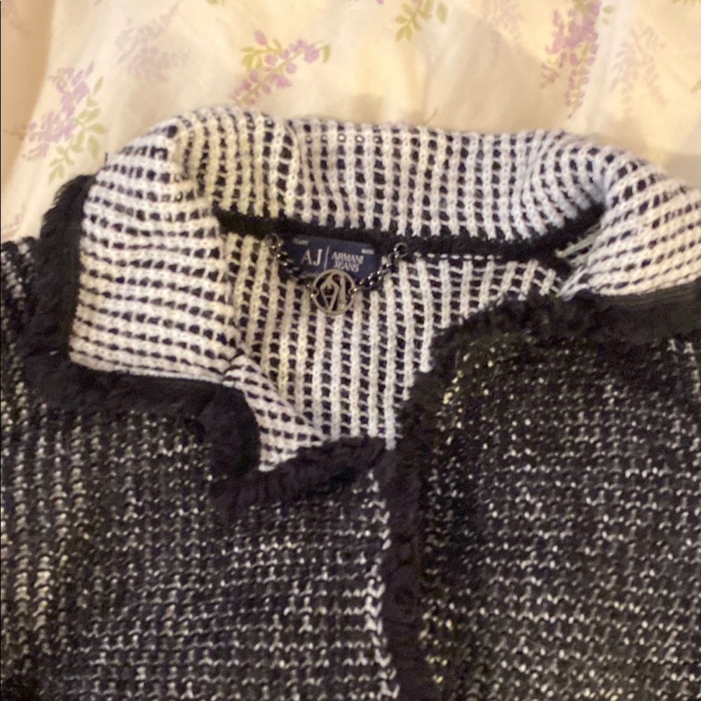 Armani Exchange Monochrome Textured Sweater